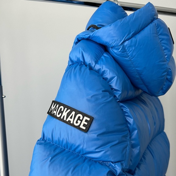 Mackage - Kent-Z Lustrous Light Down Jacket with Hood. - Picture 14 of 14